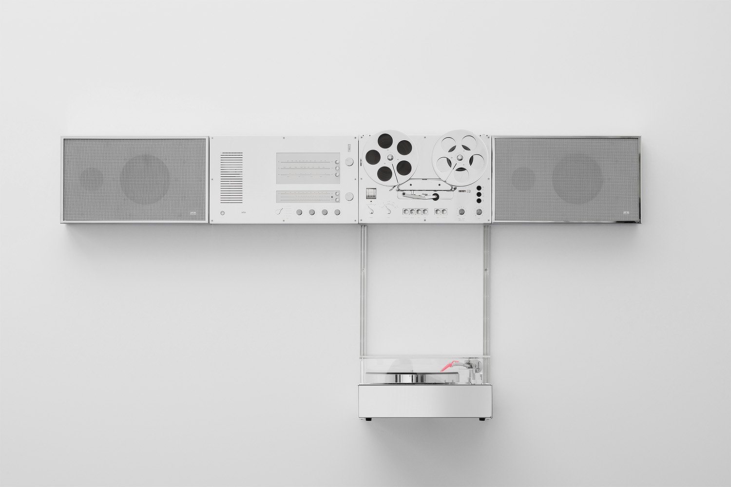 Braun Wandanlage, Reimagined by Virgil Abloh (inspired by Dieter Rams' original design)