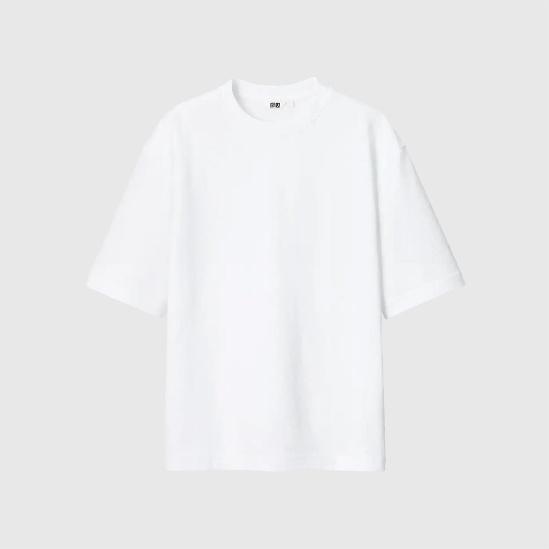 Uniqlo oversized white tee